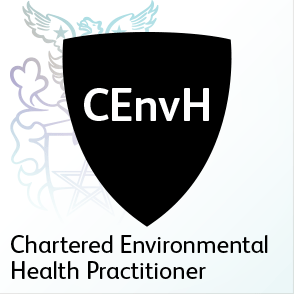Think like an EHO 12 Natalie’s Chartered Environmental Health Practitioner credential